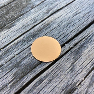 1&quot; Round Blank - 16ga Copper - 10 Pack - Metal Stamping Blanks