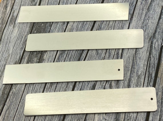25 Pack - 1 x 6 Rectangle – 16GA Aluminum Stamping Blanks - Metal  Stamping Blanks