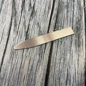 0.50&quot; x 3&quot; Garden Tag Blank - 14ga Aluminum - 10 Pack - Metal Stamping Blanks