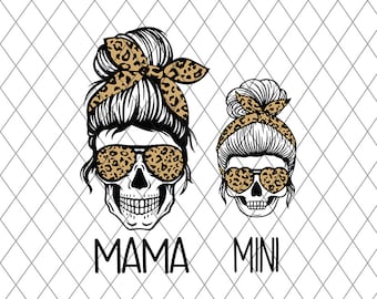 Download Mom Life Skull Svg Etsy