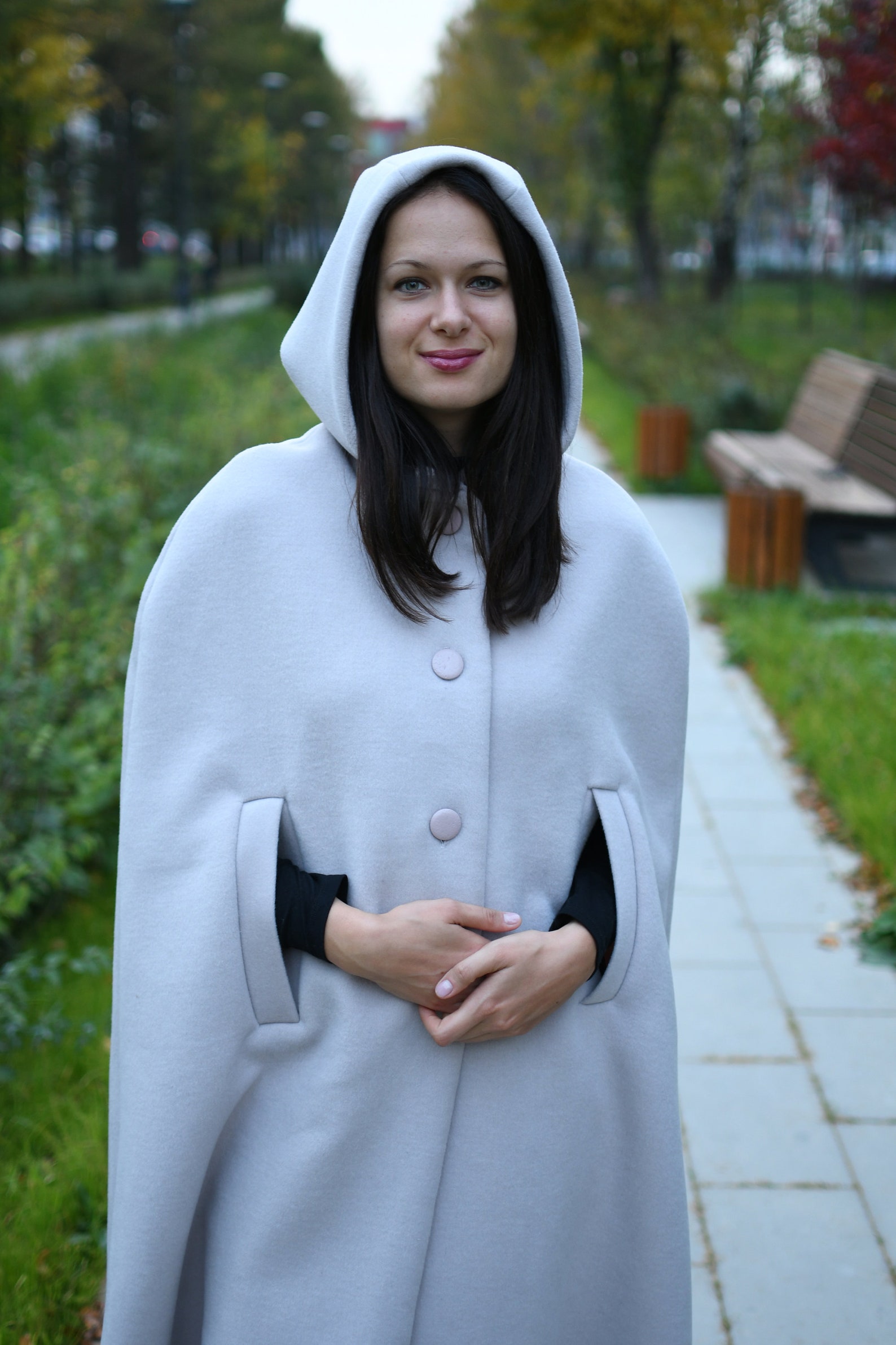 Hooded Cape PDF sewing pattern Etsy