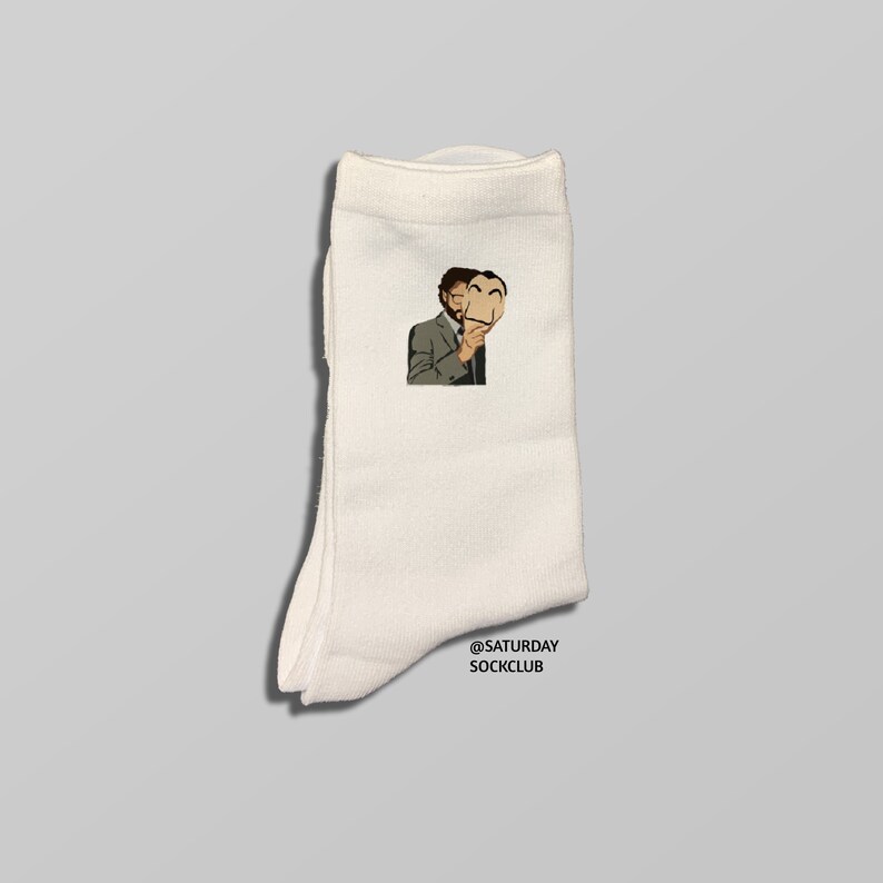 Money Heist /'The Professor/' Socks Gift Idea
