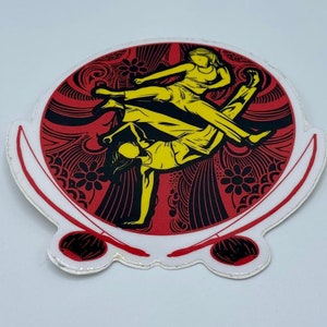 4&quot; Vinyl Capoeira Sticker