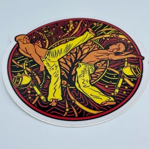 4&quot; Vinyl Capoeira Sticker
