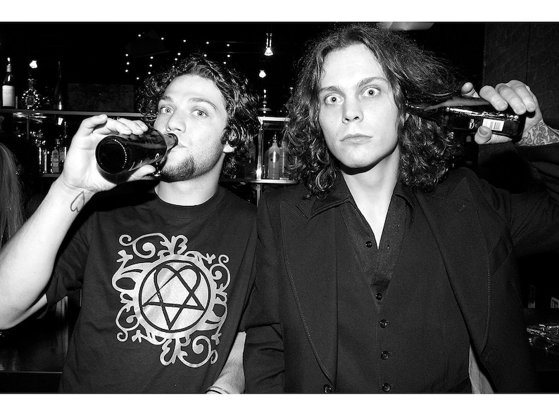Ville Valo, HIM and Bam Margera, Jackass, Exclusive Photo Print, Love Metal Heartagram Gothic