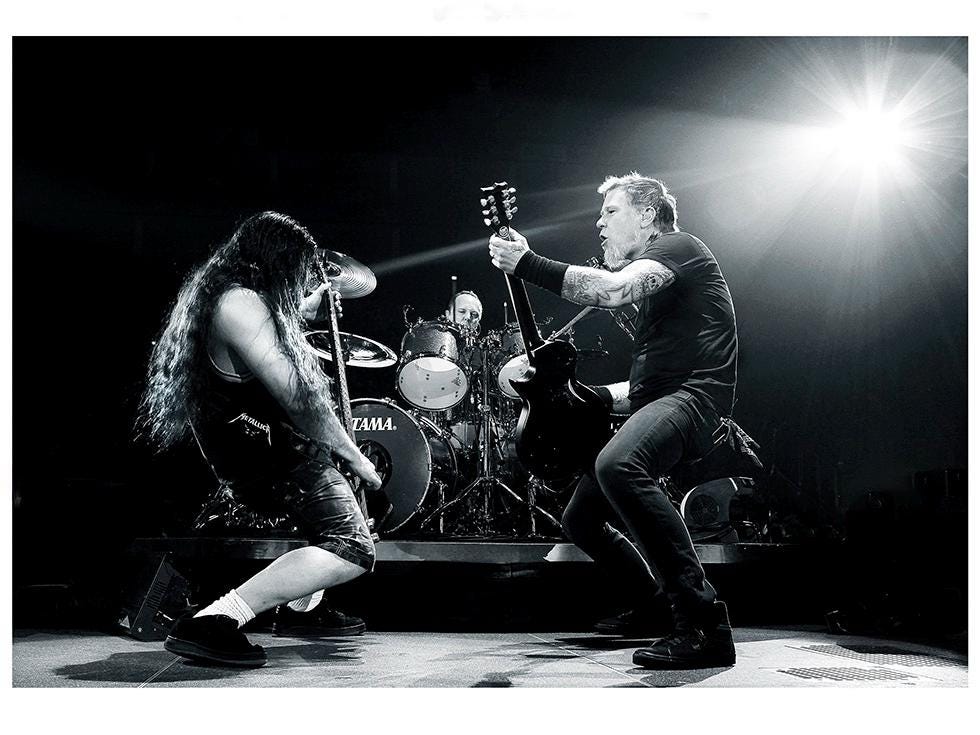 Metallica Photo Print, Lars Ulrich, James Hetfield, Robert Trujillo, Heavy Metal Rock Poster Print, Wall Art, Signed by Photographer