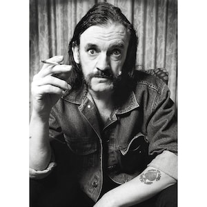 Lemmy, Motörhead II - Original Photo Print, Ace of Spades, Rock n Roll, Heavy Metal, Rock Print, Wall Art, Signed by Photographer