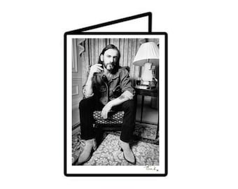 Lemmy Motörhead A6 GREETING CARD, Heavy Metal, Ace of Spades, Original photo print, hand printed signed by photographer, Birthday Card