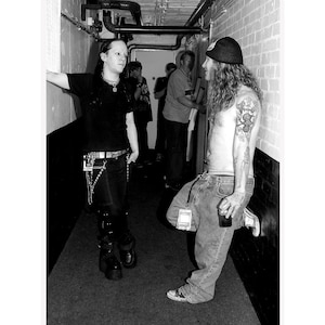 A5 Print Joey Jordison and Corey Taylor, Slipknot, Murderdolls, Stone Sour Photo Heavy Metal, Nu metal Photo Print, Metal Wall Art