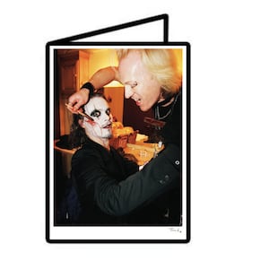 Ville Valo, HIM, TARJETA DE FELICITACIÓN DE HALLOWEEN, Heartagram, Love Metal, Impresión fotográfica original, tamaño A6, firmada por el fotógrafo, Tarjeta de cumpleaños