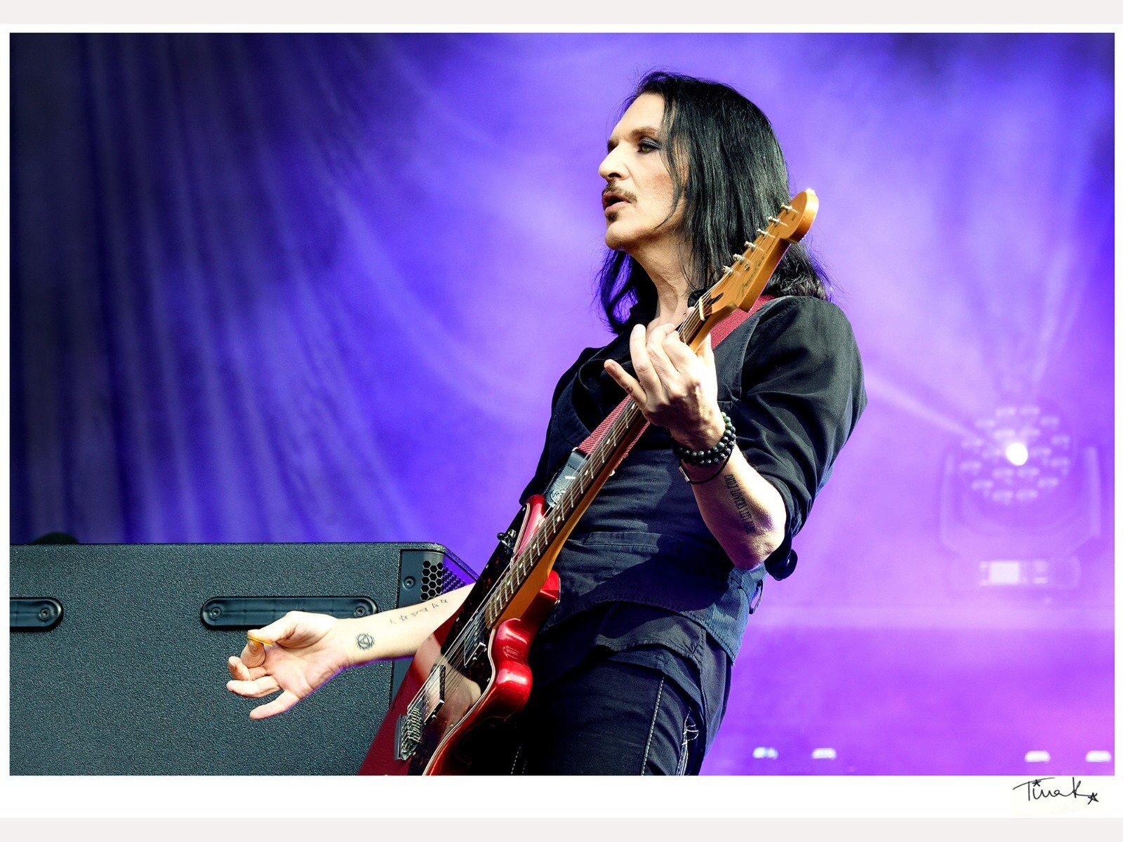 Brian Molko PLACEBO Photo Print Signed By Photographer Original Brian Molko PLACEBO Photo Print Signed By Photographer Original