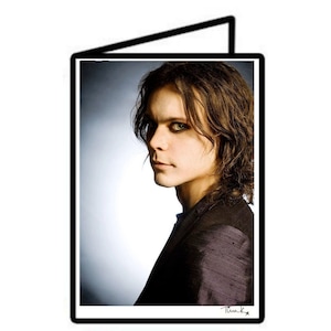 Ville Valo, LUI (2009) - CARTE DE VUX A6 imprimée à la main, Heartagram, Love Metal, Tirage original signé par le photographe, Carte d'anniversaire