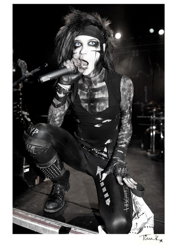 Veil Brides Photo Andy Biersack Heavy Metal Etsy