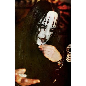 Joey Jordison, Slipknot, Murderdolls A5 Fotodruck, Heavy Metal, Nu-Metall Fotodruck, Metallwandkunst
