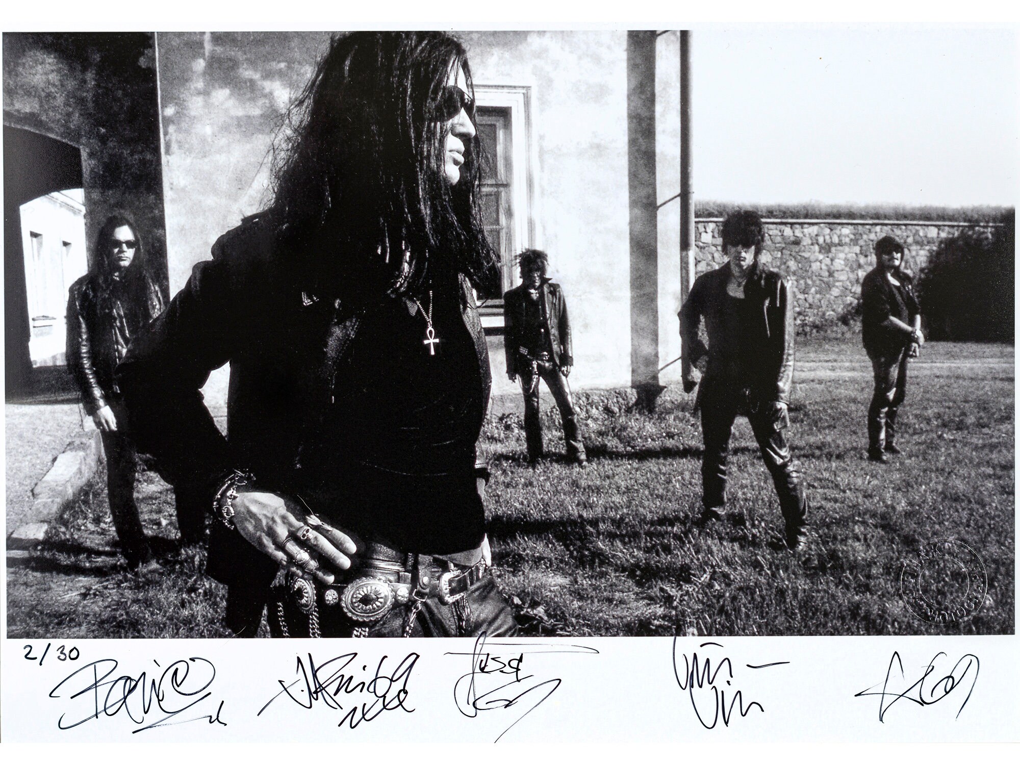 The 69 Eyes Signed Autographed A4 Photo Print, Goth Rock Band Wall