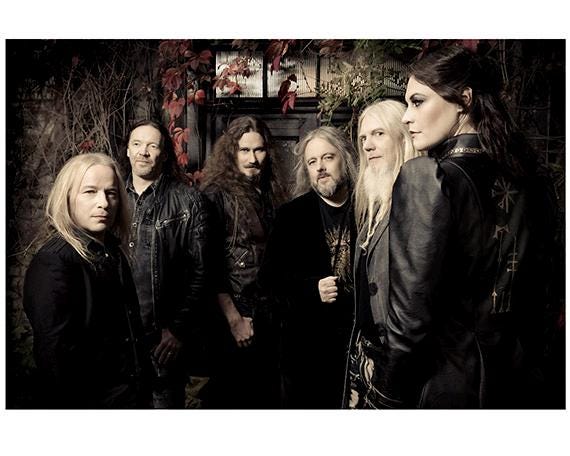 NIGHTWISH  Photo Print  Signed by Photographer, Symphonic Metal Band Goth Rock Wall Art