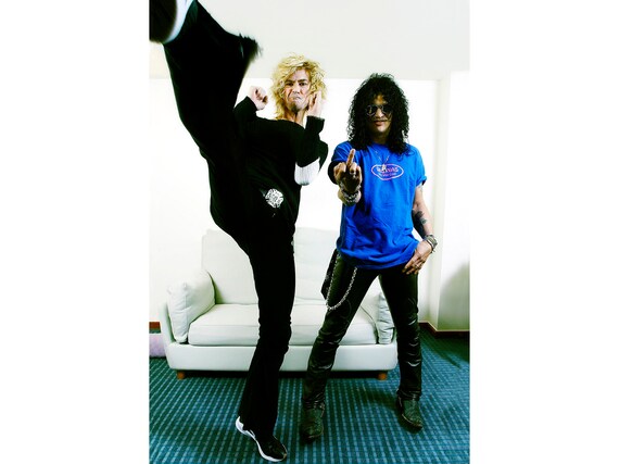 Guns N' Roses Slash and Duff Original Photo Print, Signed and