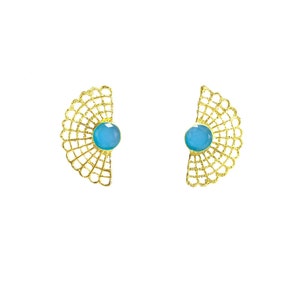 Circle Himisi earrings handmade woman earrings gift for woman girlfriend wedding