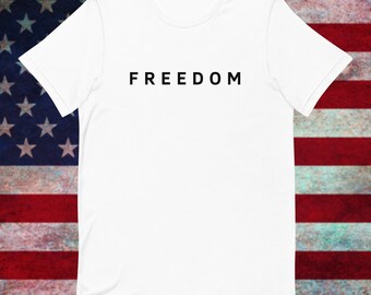 Maglietta Freedom, fede patriottica, Dio, cristiano, Charlie Kirk in memoria, onore, patriota americano, giustizia per Charlie, maglietta Freedom, maglietta unisex