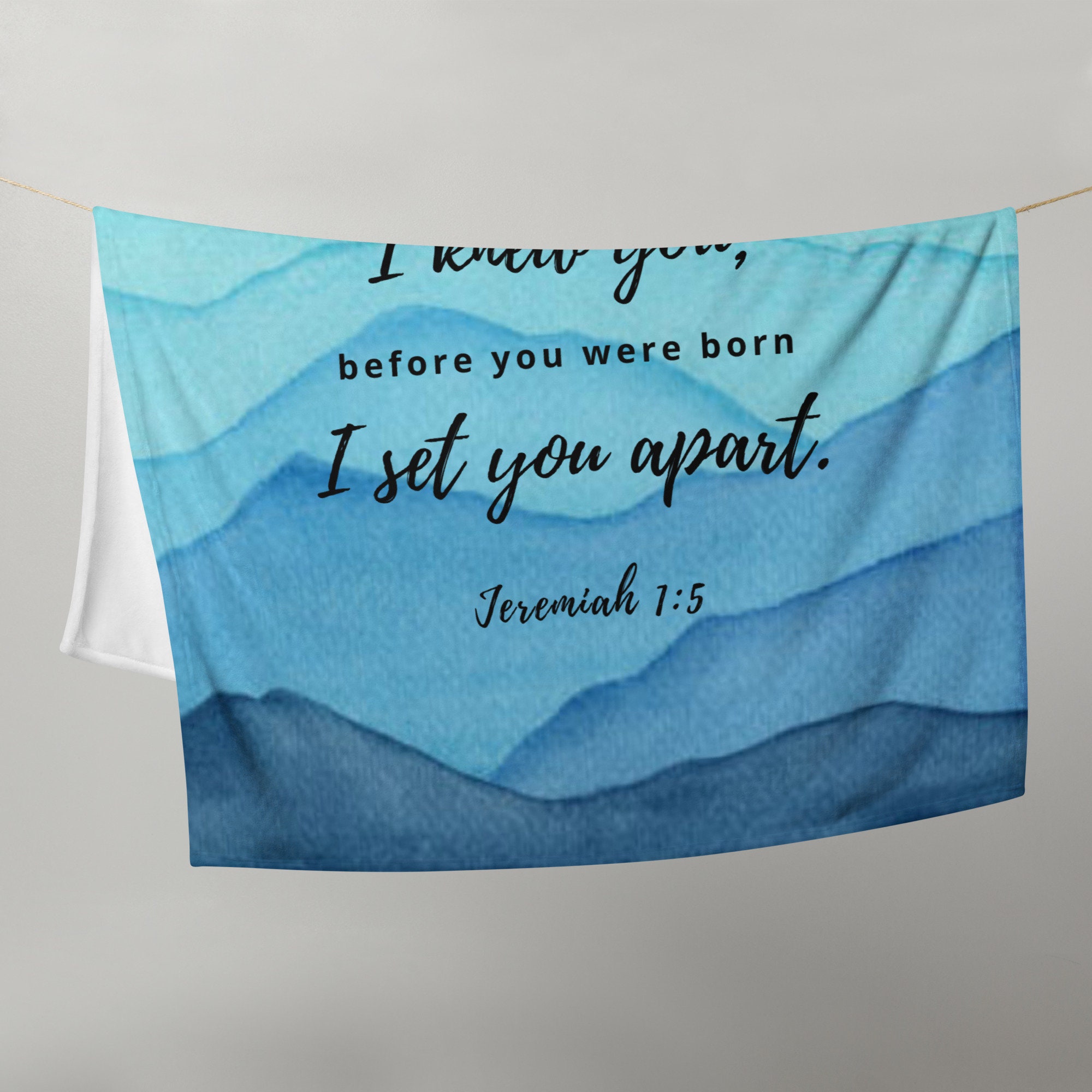 Baby Blanket Bible Verse Scripture Blanket Jeremiah 15 Baby Throw Gift
