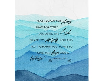 Throw Blanket Jeremiah 29 11 Scripture Blanket Bible Verse Jeremiah 29 Throw