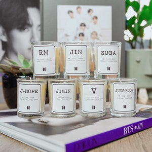 BTS SUGA Candle | BTS Yoongi Candle, 2oz, 3