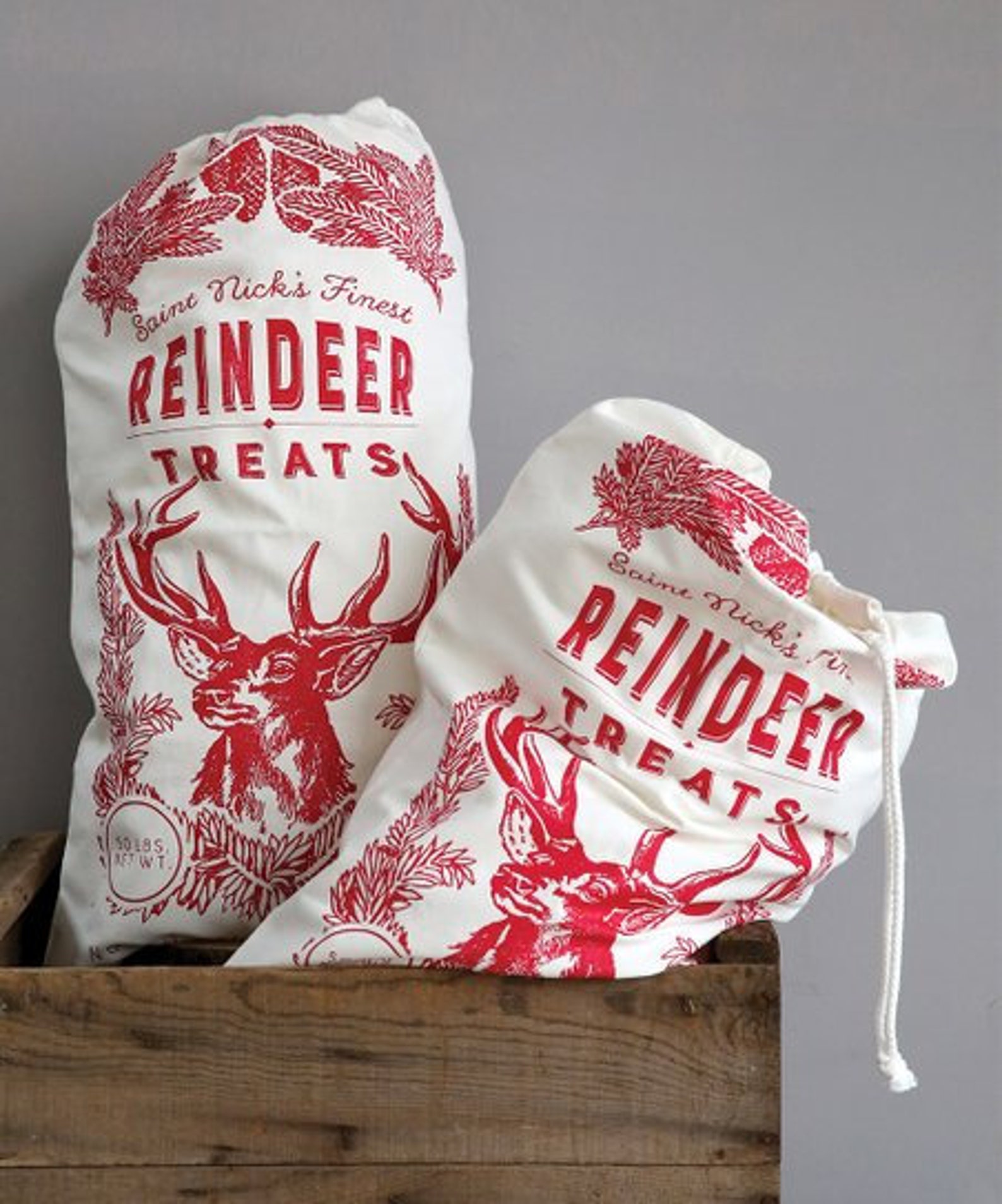 Printable Reindeer Feed Bag
