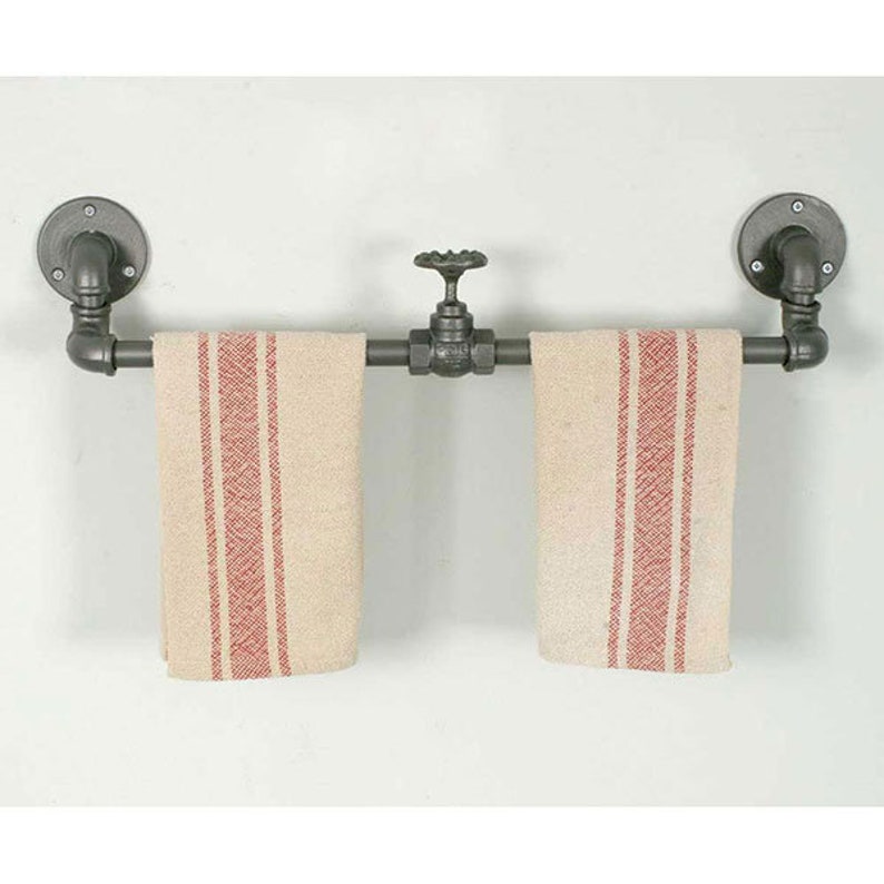 Industrial Towel Rack with Valve