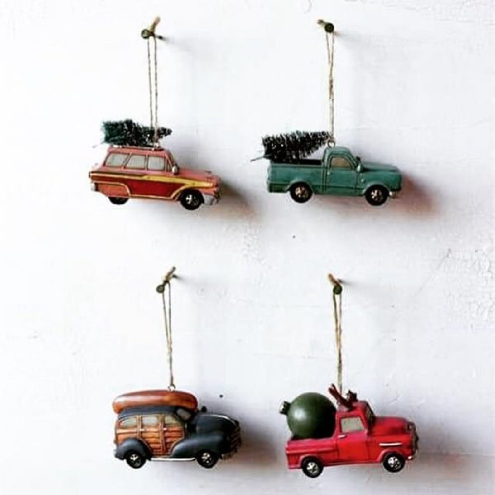 Vintage Automobile Christmas Tree Ornaments christmas Etsy