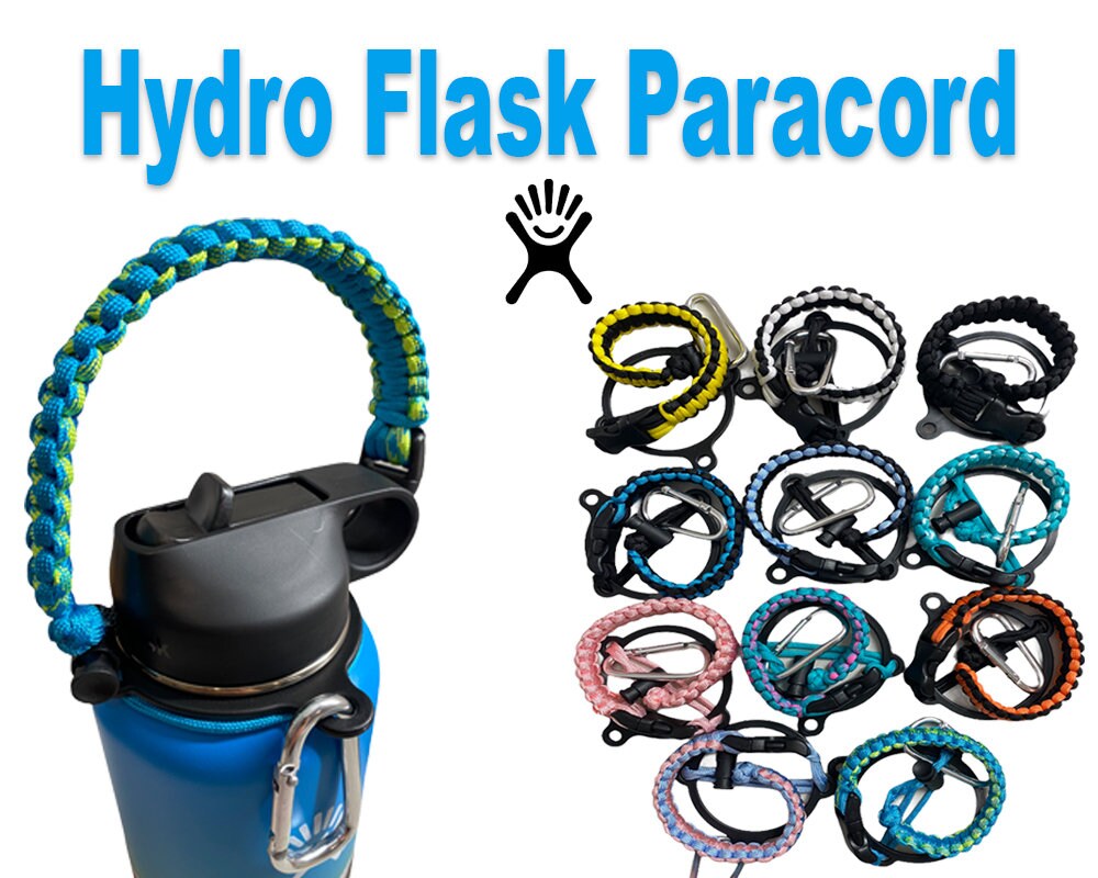 Hydro Flask Paracord Handle for Water Bottle Lid in Multiple Etsy