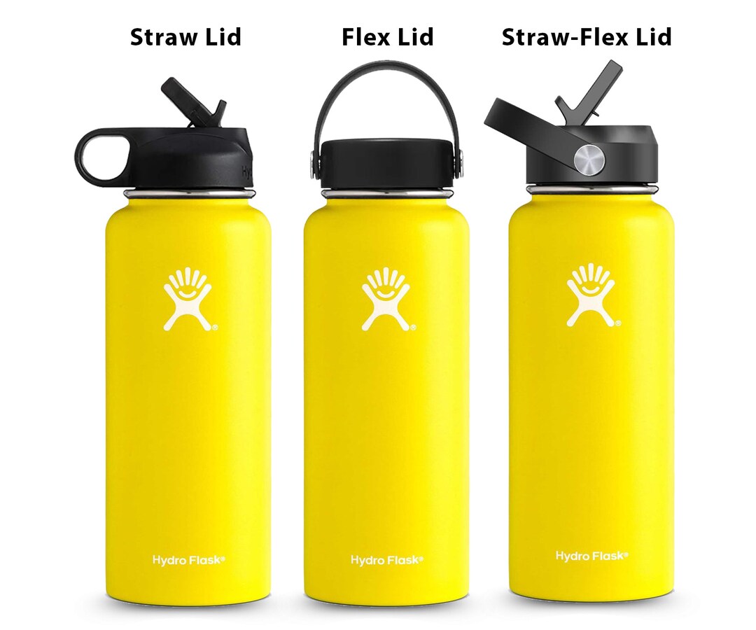 Hydro Flask Yellow 1.0 Design 32oz and 40oz Custom Hydro Flask Etsy