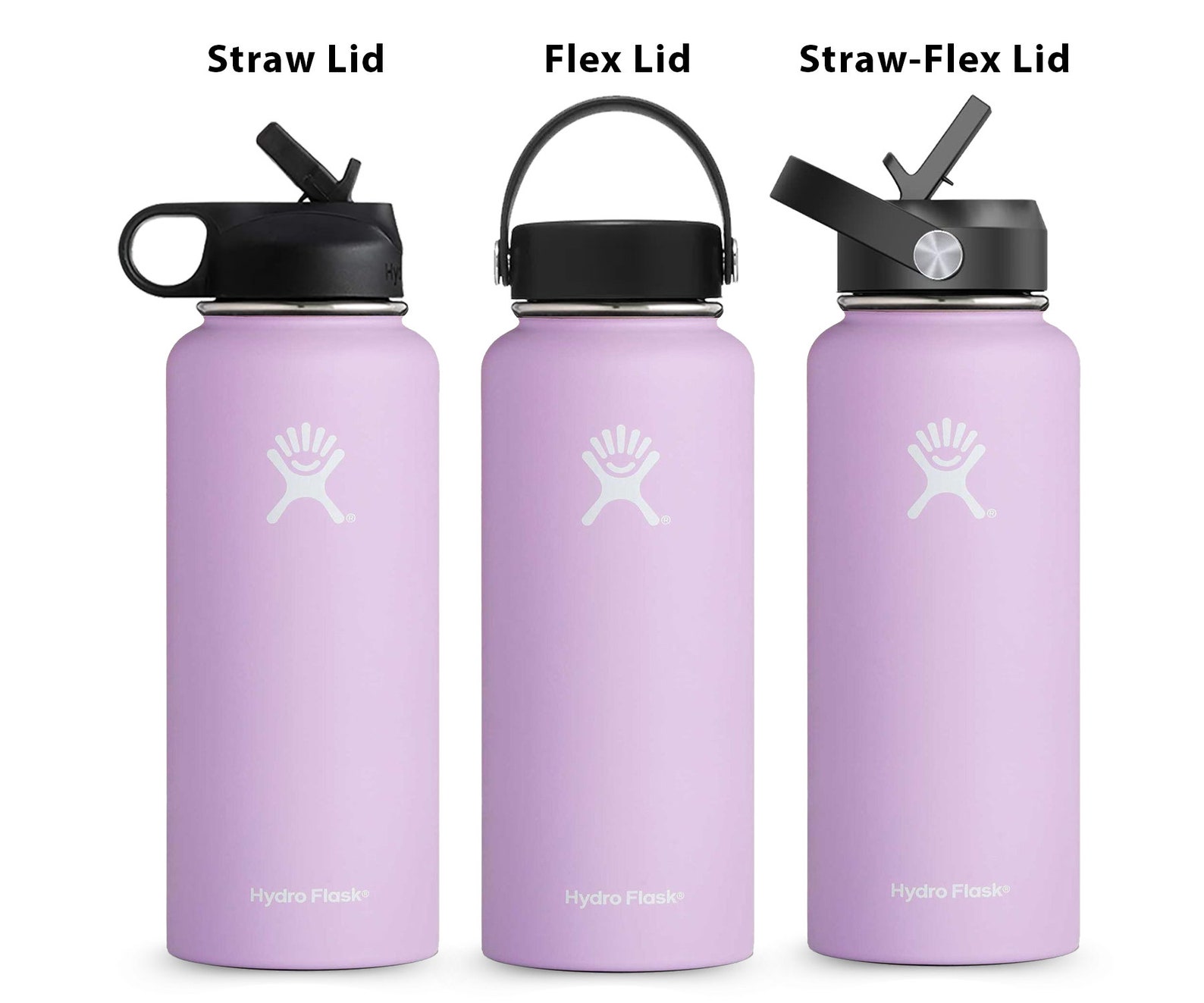 Hydro Flask Light Purple 1.0 Design 32oz and 40oz Laser Etsy