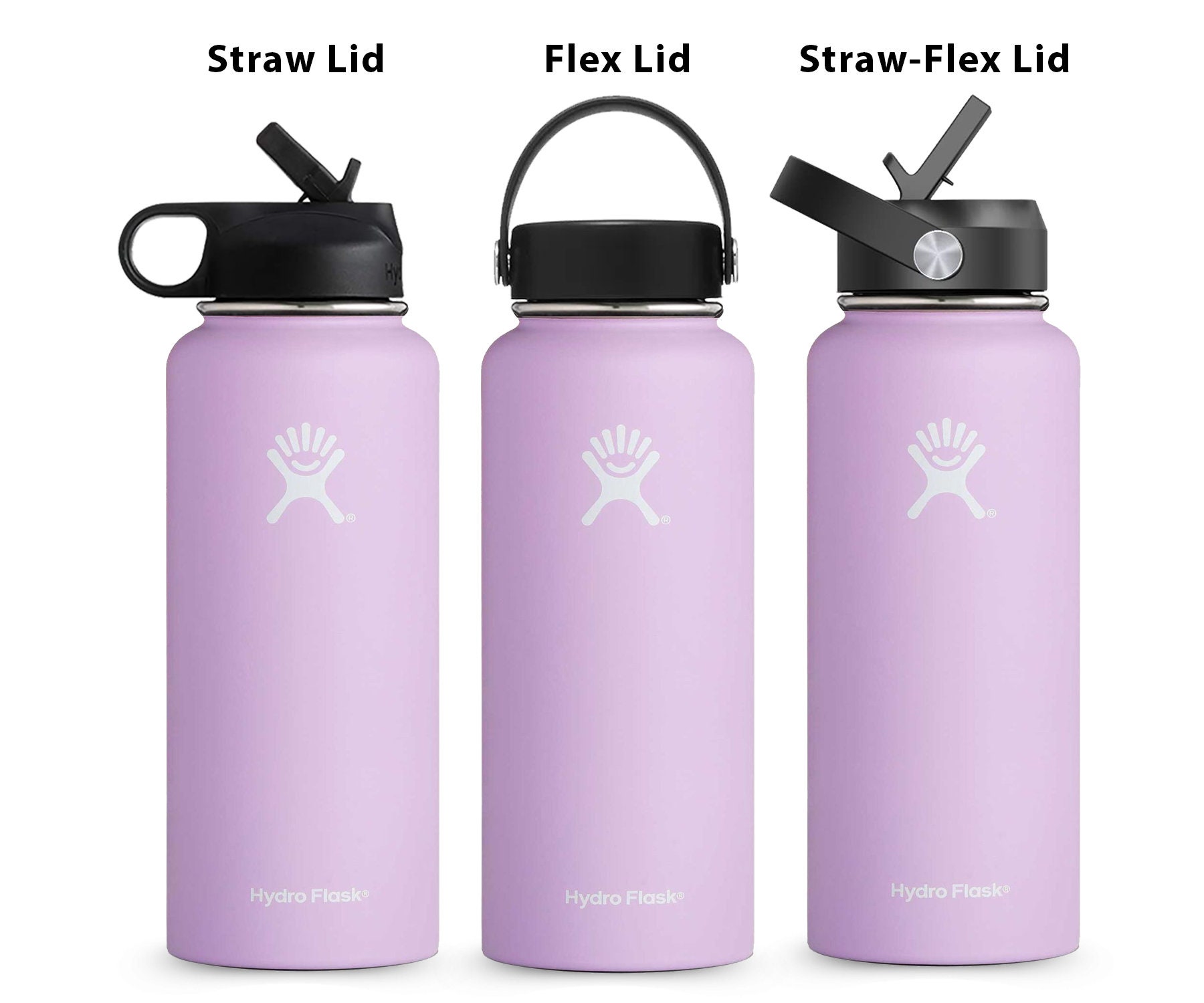 Hydro Flask 40 oz in lilac