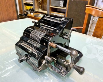 Antique German Brunsviga Calculator | Seamless |  Gift | Birthday Gift