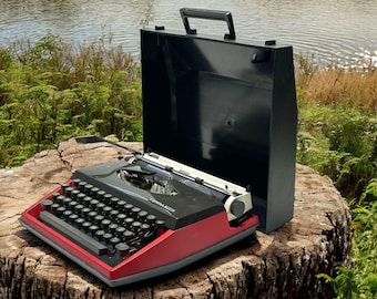 ヴィンテージ Tippa S タイプライター – 1970年代、赤、完璧な状態
