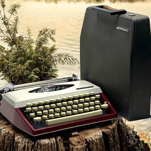 Seltene Adler Tippa S Schreibmaschine - Vintage tragbare manuelle Schreibmaschine, voll funktionsfähig, perfektes Geschenk für Schriftsteller und Sammler