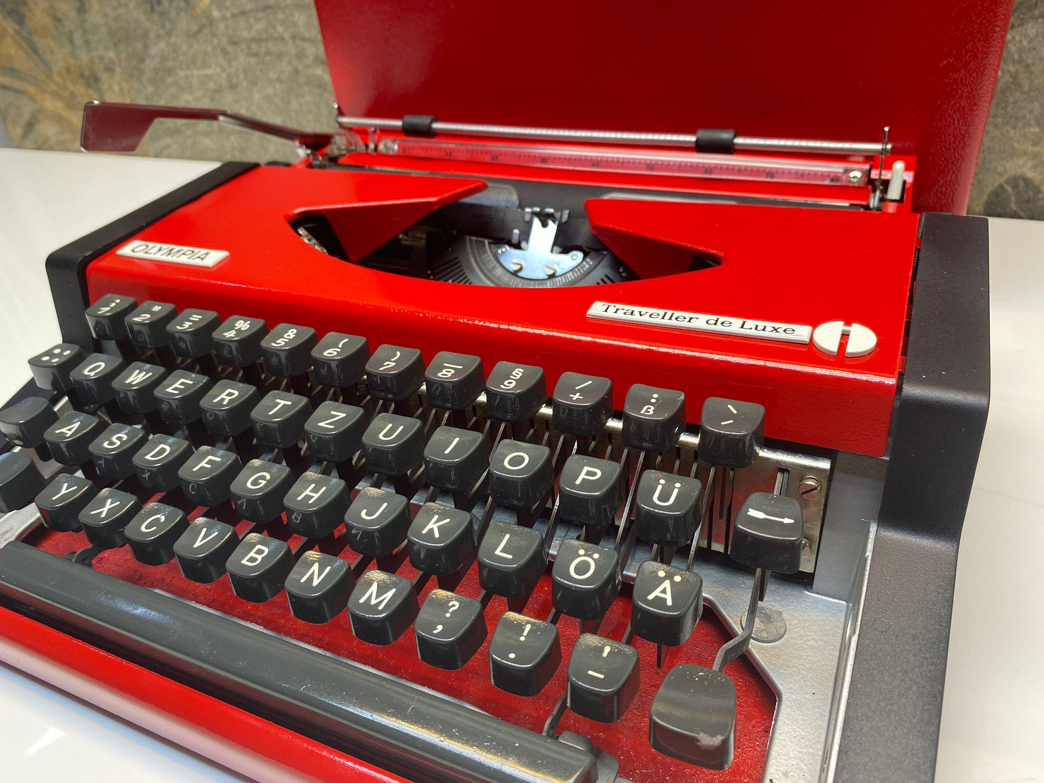 Olympia タイプライター 黒 ヴィンテージ1960年代 - 文房具・事務用品