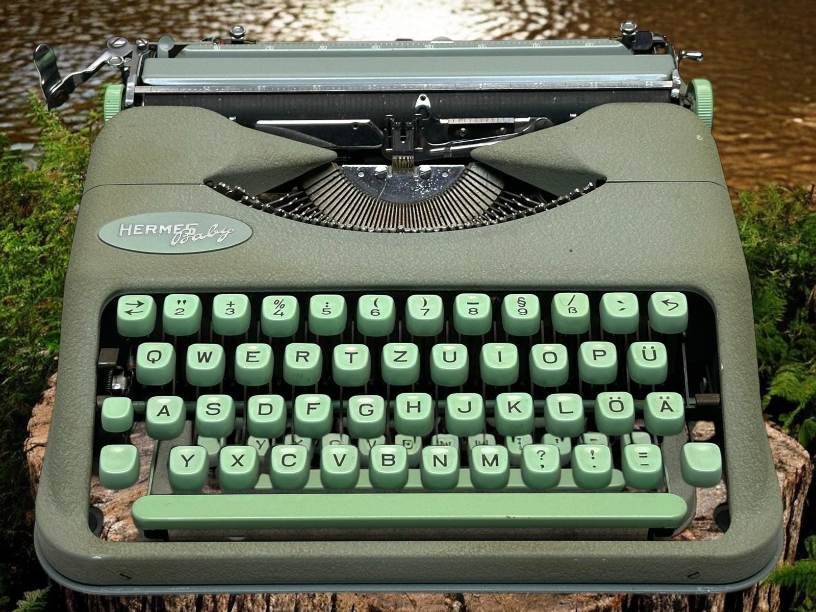 ヴィンテージ エルメス ベビー ポータブル タイプライター (良好な状態) オリジナル エルメス ベビー タイプライター - ヴィンテージ