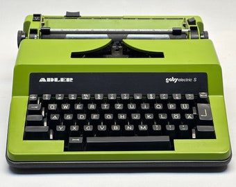 割引価格 Vintage Bag With Green Military - Typewriter Electric Adler その他