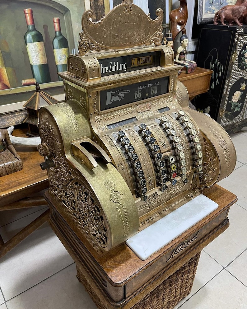 Special Edition National Cash Register - American Legend Vintage - Retro Store Nostalgia - Antique Business Collectible image 4