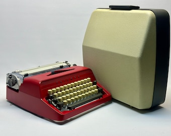 Vintage 80s Adler Triumph Gabriele 12 Typewriter With Case - Etsy