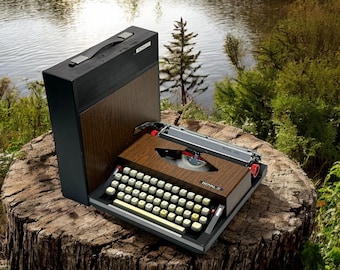 Máquina de escribir Royal Radiolu vintage – Manual clásica con radio