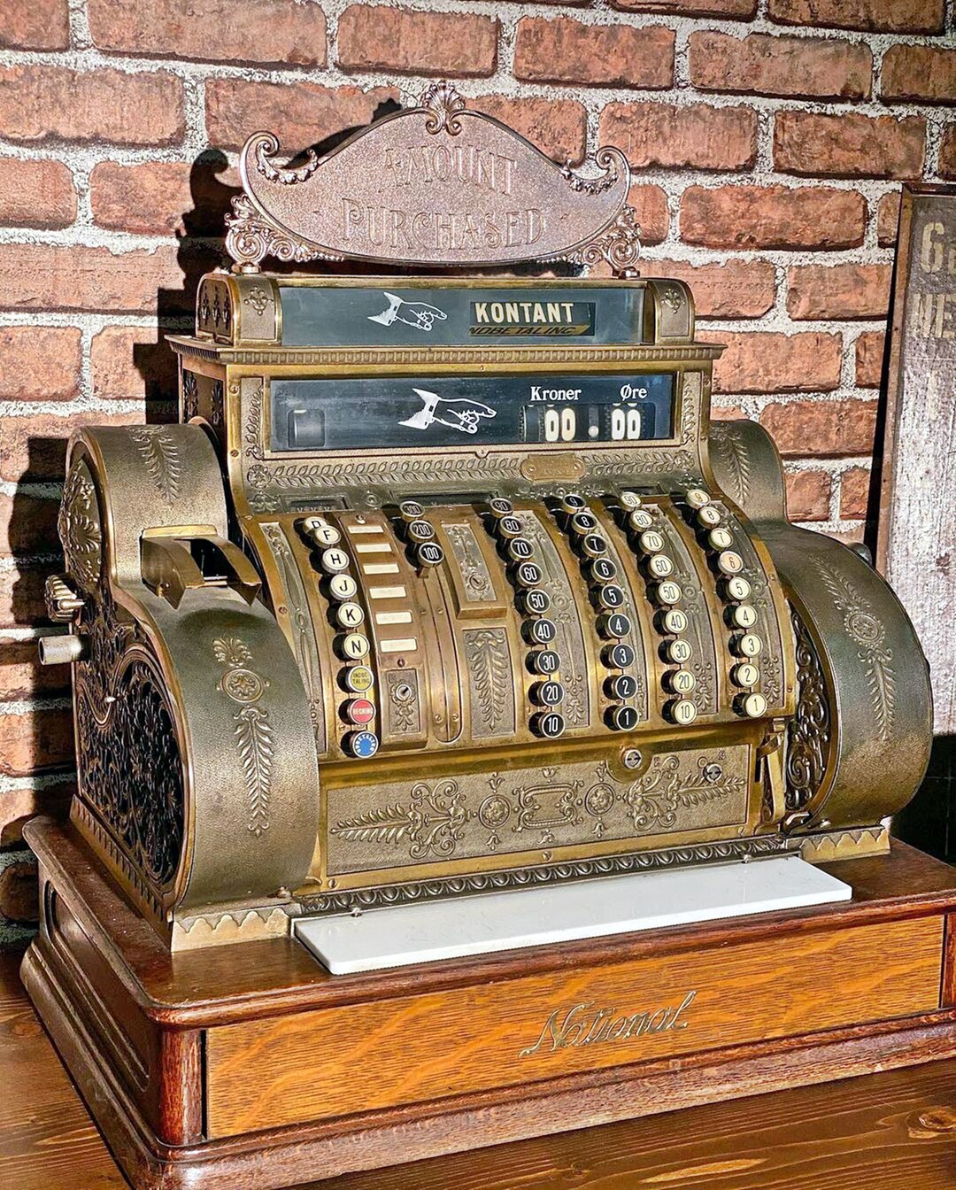 Vintage National Cash Register Special American Legend Edition Classic Store Decor Antique Retail Collectible - Etsy 日本