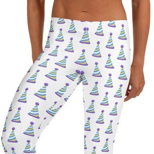 Alles Gute zum Geburtstag Party Leggings ~ Damen Casual Cute Mom Neuheit LOL Lustig Gag Geschenk Freund Feier Party Es ist dein Tag Kinder Party Legwear