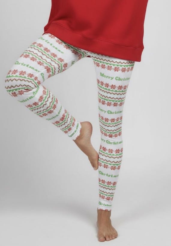 Odizli Legging Femme Ugly Noël - Taille Haute Imprimé Festif Pour Yoga Et Sport