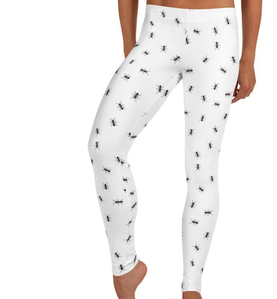 ボトムス Funny Insects all over leggings Creepy Ant Leggings ~ Women's Halloween Costume Insect