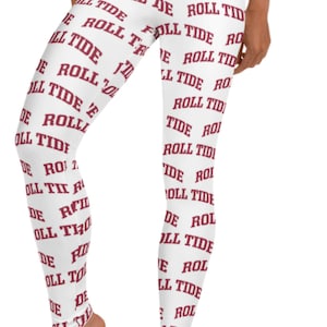 Verkaufsschlager! Alabama R * ll Tide Leggings ~ Frauen Studenten Alumni Crimson College Football Sport Fan Dehnbare enge Hose | Nettes Geschenk Sie