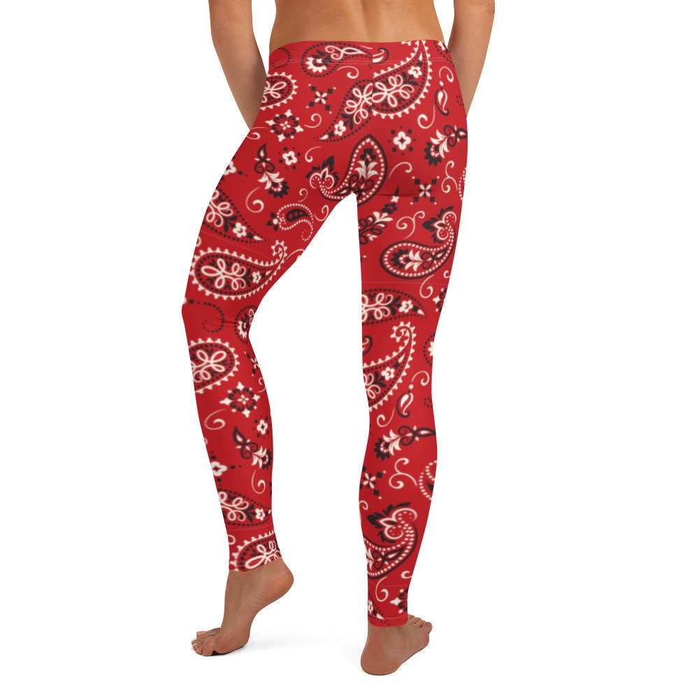 Red Heist Leggings Women's Teen Cowgirl 