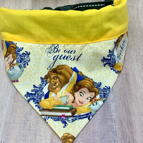 EXCLUSIVE Beauty and the Beast Dog Collar Belle Dog Collar Etsy