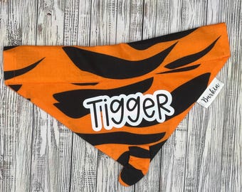 Tigger Over the Collar Dog Bandana
